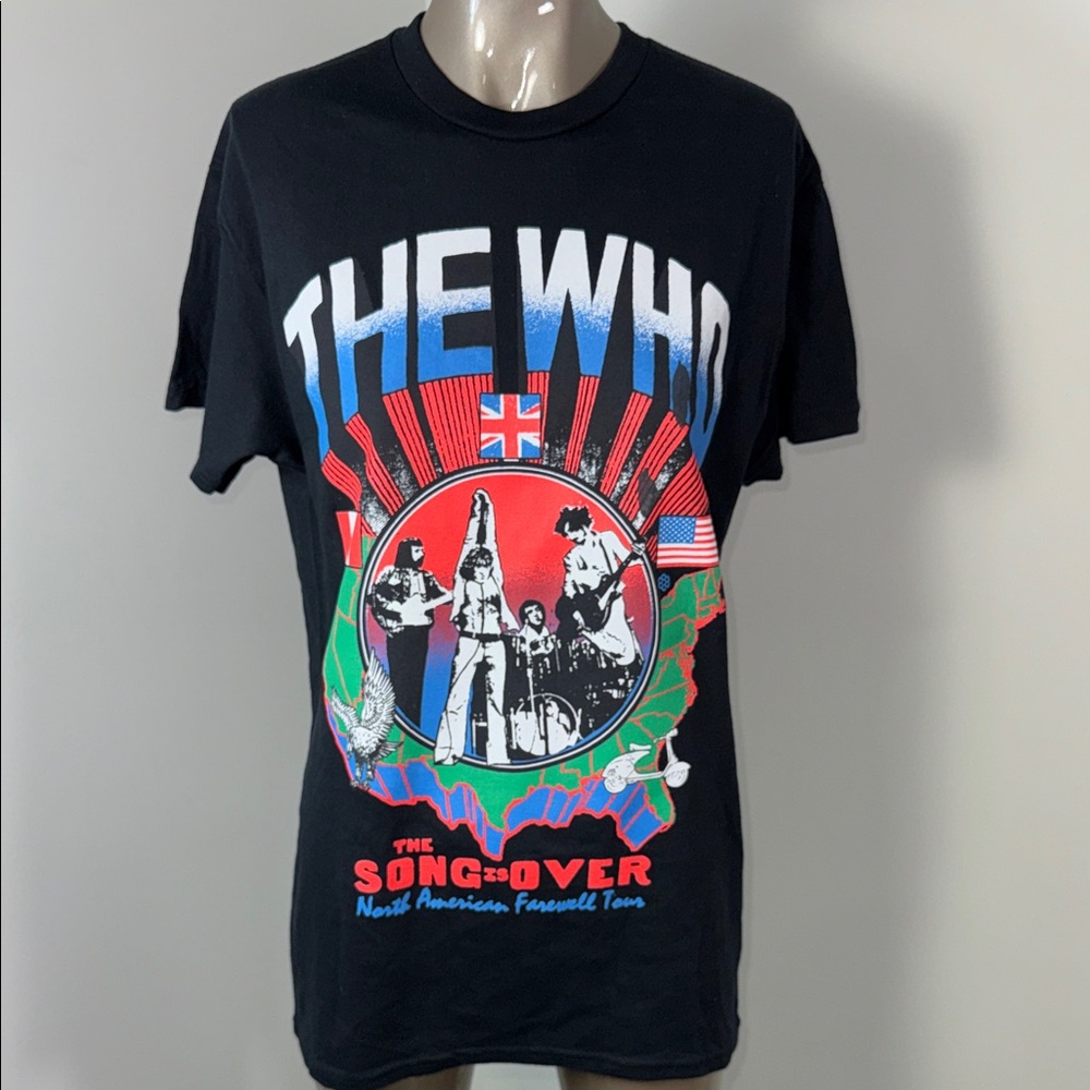 The Who “The Song Is Over” North American Farewell Tour Official T-Shirt NWOT 🎸